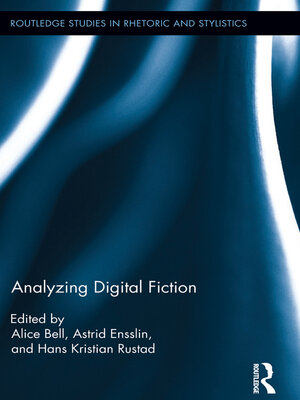 cover image of Analyzing Digital Fiction